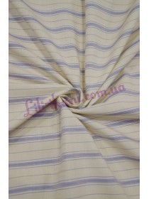 Батист жовто-блакитна смужка