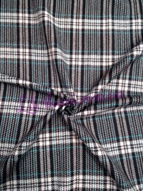 Костюмна чорно-біло-бірюзова клітка