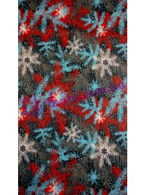 Плащовка принт "Сніжинки"