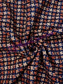 Твід коричнево-синя клітина