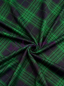 Трикотаж в зелену клітку